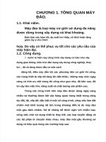 CHƯƠNG 1  TỔNG QUAN máy đào  