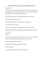 soan bai giai thich quy tac luat le cua mot hoat dong hay tro choi can 