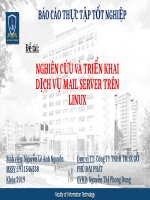NGHIÊN cứu và TRIỂN KHAI DỊCH vụ MAIL SERVER TRÊN LINUX 
