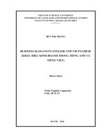 Luận văn thạc sĩ VNU ULIS khẩu hiệu kinh doanh trong tiếng anh và tiếng việt  m a  thesis linguistics 60 22 15 