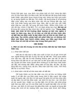 (TIỂU LUẬN) trong điều kiện nền kinh tế thị trường định hướng xã hội chủ nghĩa ở nước ta hiện nay, duy trì và bảo vệ chế độ sở hữu toàn dân về đất đai mà nhà nước là đại diện chủ sở hữu là cần thiết và phù hợp 