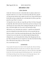 (TIỂU LUẬN) bắt đầu với MATLAB MATLAB là một bộ phần mềm dùng để tính toán các bài toán kỹ thuật 