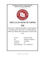 TIỂU LUẬN KINH tế CHÍNH TRỊ bản CHẤT và NHỮNG BIỂU HIỆN của CHỦ NGHĨA tư bản độc QUYỀN NHÀ nước và ý NGHĨA PHƯƠNG PHÁP LUẬN TRONG VIỆC GIẢI QUYẾT vấn đề ở VIỆT NAM 