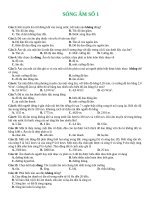 80 CAU TRAC NGHIEM VE SONG AM CO DAP AN 