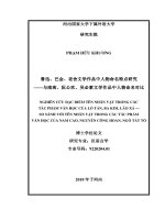 Luận văn thạc sĩ VNU ULIS nghiên cứu đặc điểm tên nhân vật trong các tác phẩm văn học của lỗ tấn, ba kim, lão xá   so sánh với tên nhân vật trong các tác phẩm văn học của nam cao, nguyễn công hoan, ngô tất tố 