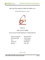 BÁO cáo THỰC tập tốt NGHIỆP đề tài xây DỰNG PHẦN mềm QUẢN lý điểm SINH VIÊN 