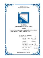 HỌC PHẦN QUẢN TRỊ NGUỒN NHÂN lực đề tài PHÂN TÍCH hệ THỐNG QUẢN TRỊ NGUỒN NHÂN lực TÍCH hợp tại CÔNG TY UNILEVER VIỆT NAM 