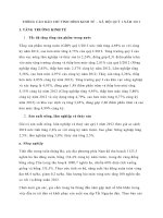 THÔNG cáo báo CHÍ TÌNH HÌNH KINH tế – xã hội QUÝ i năm 2013 