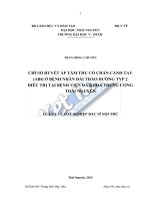(TIỂU LUẬN) chỉ số huyết áp tâm thu cổ chân cánh tay (ABI) ở bệnh nhân đái tháo đường typ 2 điều trị tại bệnh viện đa khoa trung ương thái nguyên 