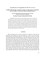 Ô nhiễm môi trường ven biển tại khu vực khai thác sa khoáng titan ở thiện ái, huyện bắc bình, tỉnh bình thuận 
