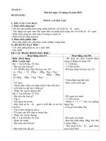 GIÁO án lớp 2 KNTT kế HOẠCH bài dạy lớp 2 kết nối TRI THỨC năm 2023 TUẦN  (9) 