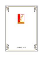 Môn học sâu và ứng dụng đề tài sử dụng mạng CNN phân loại chữ số viết tay 