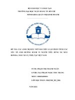 (TIỂU LUẬN) các ANH CHỊ hãy VIẾT bài TIỂU LUẬN PHÂN TÍCH các yếu tố ẢNH HƯỞNG HÀNH VI NGƯỜI TIÊU DÙNG XE máy HONDA ( mẫu XE cụ THỂ) tại VIỆT NAM 