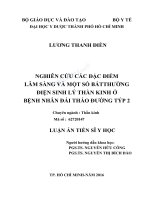 NGHIÊN CỨU CÁC ĐẶC ĐIỂM LÂM SÀNG VÀ MỘT SỐ BẤTTHƯỜNG ĐIỆN SINH LÝ THẦN KINH Ở BỆNH NHÂN ĐÁI THÁO ĐƯỜNG TÝP 2