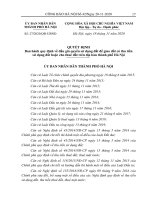 QUYẾT ĐỊNH Ban hành quy định về đấu giá quyền sử dụng đất để giao đất có thu tiền sử dụng đất hoặc cho thuê đất trên địa bàn thành phố Hà Nội