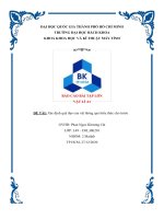 (TIỂU LUẬN) đề tài xác định quỹ đạo của vật thông qua biểu thức cho trước 