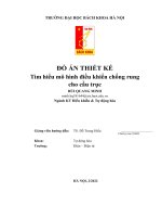 (TIỂU LUẬN) đồ án THIẾT kế tìm hiểu mô hình điều khiển chống rung cho cầu trục 