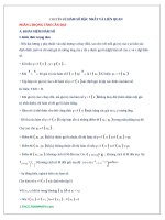 (TIỂU LUẬN) CHUYÊN đề hàm số bậc NHẤT và LIÊN QUAN 