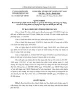 QUYẾT ĐỊNH Ban hành Quy định trách nhiệm về quản lý chất lượng, thi công xây dựng và bảo trì công trình xây dựng trên địa bàn thành phố Hà Nội