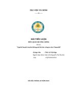 TIỂU LUẬN môn QUAN hệ CÔNG CHÚNG đề tài lập kế hoạch truyền thông nội bộ cho công ty sữa vinamilk 