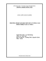 Sáng kiến Kinh nghiệm Bồi dưỡng học sinh giỏi phần Nhiệt- môn Vật lý THCS