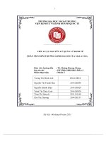 TIỂU LUẬN NGUYÊN lý QUẢN lý KINH tế PHÂN TÍCH môi TRƯỜNG KINH DOANH của MALAYSIA 