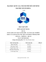 (TIỂU LUẬN) ĐẢNG CỘNG sản VIỆT NAM RA đời – sự SÀNG lọc NGHIÊM KHẮC của LỊCH sử dân tộc VIỆT NAM TRONG THỜI đại mới 