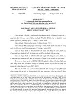 NGHỊ QUYẾT Về việ c quyết định chủ trương đầu tư các Dự án thuộc lĩnh vực giáo dục -đào tạo và y tế