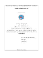 (TIỂU LUẬN) đề án phân tích thực trạng và đề xuất giải pháp hoàn thiện công tác đào tạo và phát triển nhân sự của công ty nhịp sống trẻ 