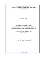 Luận văn thạc sĩ USSH đô thị hóa và những vấn đề kinh tế   xã hội vùng ven đô hà nội hiện nay (trường hợp nghiên cứu xã mễ trì, huyện từ liêm, hà nội)   