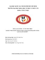 (TIỂU LUẬN) TIỂU LUẬN tư DUY PHẢN BIỆN CHỦ đề PHẢI CHĂNG TRÍ TUỆ NHÂN tạo ĐANG đe DOẠ đến TƯƠNG LAI của CON NGƯỜI 