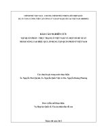 TẬP QUÁN PHÁP THỰC TRẠNG ở VIỆT NAM và một số đề XUẤT NHẰM NÂNG CAO HIỆU QUẢ áp DỤNG tập QUÁN PHÁP ở VIỆT NAM 