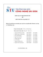 Đề tài Lập chiến lược marketing trực tuyến cho sản phẩm Biti’s Hunter của công ty TNHH Bình Tiên