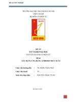 (TIỂU LUẬN) đồ án đề tài xây DỰNG ỨNG DỤNG ANDROID TRUY XUẤT 