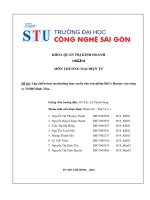 MÔN THƯƠNG mại điện tử đề tài lập chiến lược marketing trực tuyến cho sản phẩm biti’s hunter của công ty TNHH bình tiên 