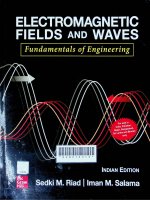 Electromagnetic fields and waves fundamentals of engineering 