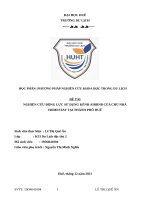 (TIỂU LUẬN) đề tài NGHIÊN cứu ĐỘNG lực sử DỤNG KÊNH AIRBNB của CHỦ NHÀ HOMESTAY tại THÀNH PHỐ HUẾ 