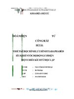 ĐỀ tài THIẾT kế bộ CHỈNH lưu HÌNH TIA BA PHA để điều KHIỂN tốc độ ĐỘNG cơ điện một CHIỀU KÍCH từ độc lập 