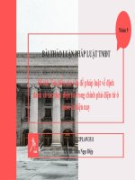 (TIỂU LUẬN) đề tài tìm hiểu các vấn đề pháp luật về định danh và xác thực điện tử trong chính phủ điện tử ở nước ta hiện nay 