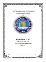 (TIỂU LUẬN) phân tích tác động của covid 19 đến các doanh nghiệp lữ hành  