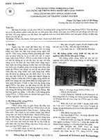 ứng dụng công nghệ FPGA cho xây dựng hệ thống điều khiển đèn giao thôn 