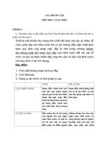(TIỂU LUẬN) nêu khái niệm và đặc điểm của thuế qua đó phân biệt thuế với khoản thu phí và lệ phí của nhà nước 