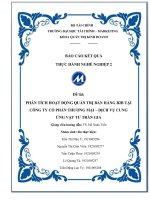 (TIỂU LUẬN) đề tài PHÂN TÍCH HOẠT ĐỘNG QUẢN TRỊ bán HÀNG b2b tại CÔNG TY cổ PHẦN THƯƠNG mại – DỊCH vụ CUNG ỨNG vật tư TRẦN GIA 