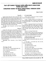 Tạo lập family trong phần mềm revit structure phiên bản 2020 