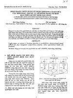 Nhận dạng chân dung sử dụng khoảng cách giữa các điểm đặc trưng và mô tả hình mạng nơ ron dựa trên quyết đinh xác suấ