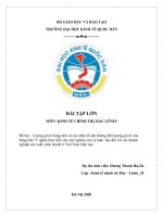 (TIỂU LUẬN) lượng giá trị hàng hóa và các nhân tố ảnh hưởng đến lượng giá trị của hàng hóa ý nghĩa thực tiễn của việc nghiên cứu lý luận này đối với các doanh nghiệp sản xuất, kinh doanh ở việt nam hiện nay  