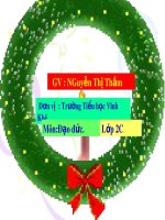 Bài giảng Đạo đức lớp 2: Chăm làm việc nhà - GV. Nguyễn Thị Thắm