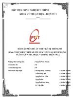 (TIỂU LUẬN) đề tài THỰC HIỆN THIẾT kế CPU của VI xử lý 8 BIT sử DỤNG NGÔN NGỮ VHDL HOẶC VERILOG TRÊN FPGA 