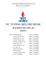 (TIỂU LUẬN) trình bày các tiền đề tư tưởng, lý luận hình thành TT HCM cho biết tiền đề lý luận nào quan trọng nhất vì sao 