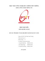 BÀI tập lớn môn hệ điều HÀNH đề tài tìm HIỂU về HAI hệ điều HÀNH MACOS và IOS 